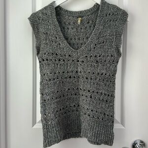 Gray Sweater Tank Top